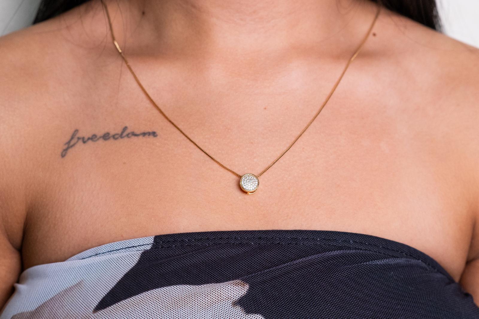 Colar Ponto de Luz Cheio Banhado a Ouro 18k – Vittani