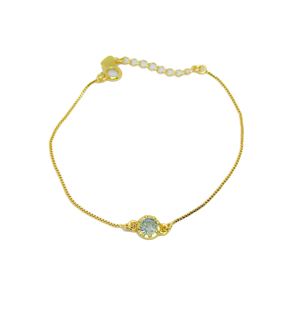 Pulseira Ponto de Luz Banhada a Ouro 18k - Vittani
