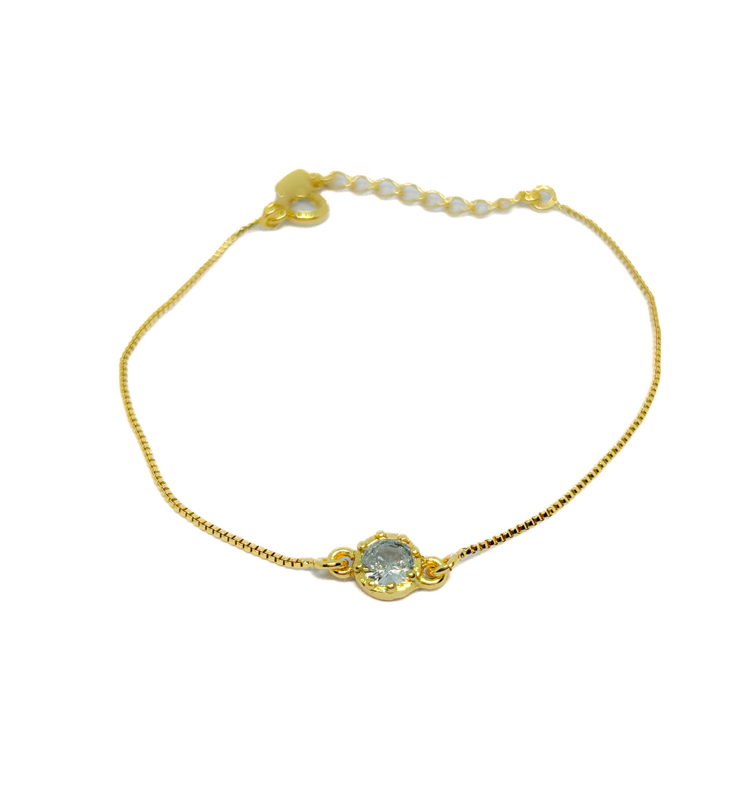 Pulseira Ponto de Luz Banhada a Ouro 18k - Vittani