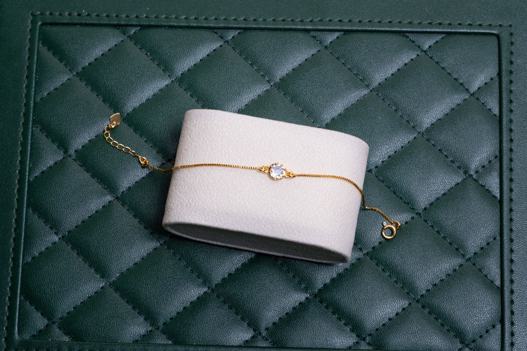 Pulseira Ponto de Luz Banhada a Ouro 18k - Vittani